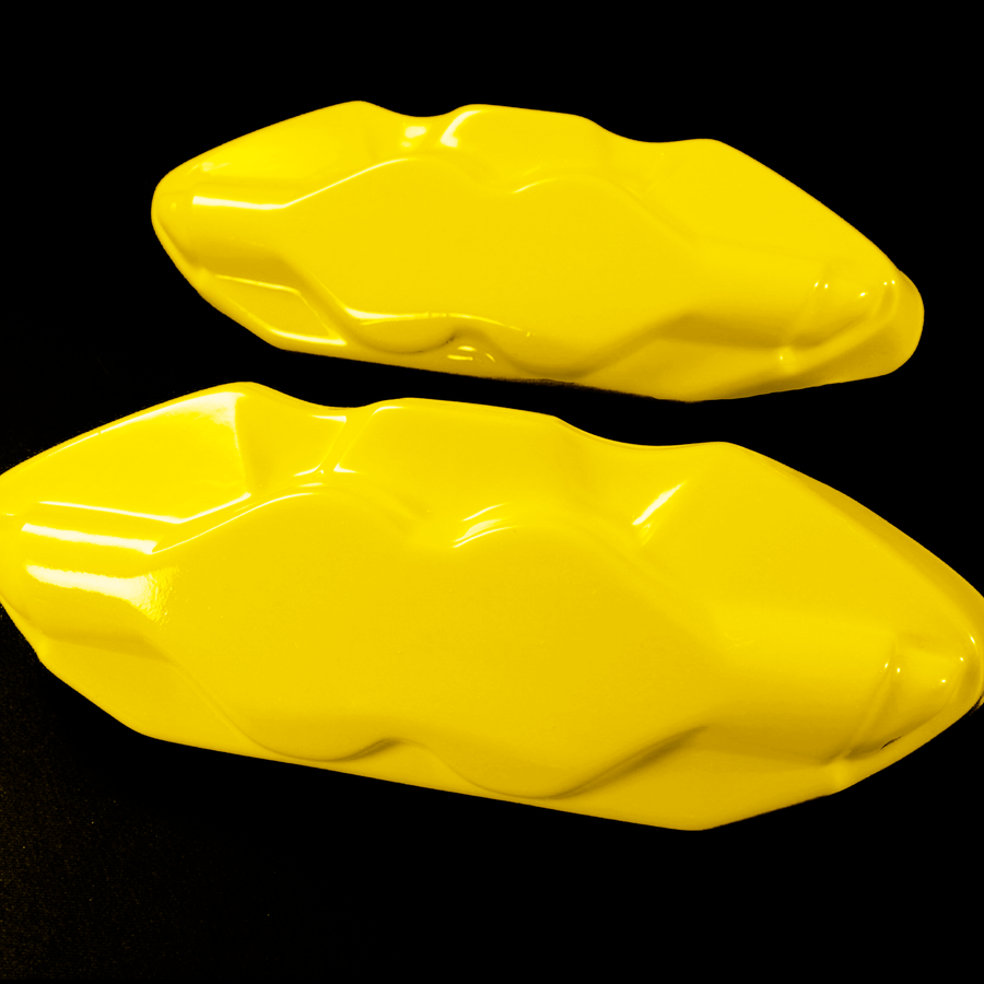 Custom Brake Caliper Covers for Cadillac in Yellow Color – Set of 4 + Warranty