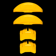 Custom Brake Caliper Covers for GMC in Yellow Color – Set of 4 + Warranty