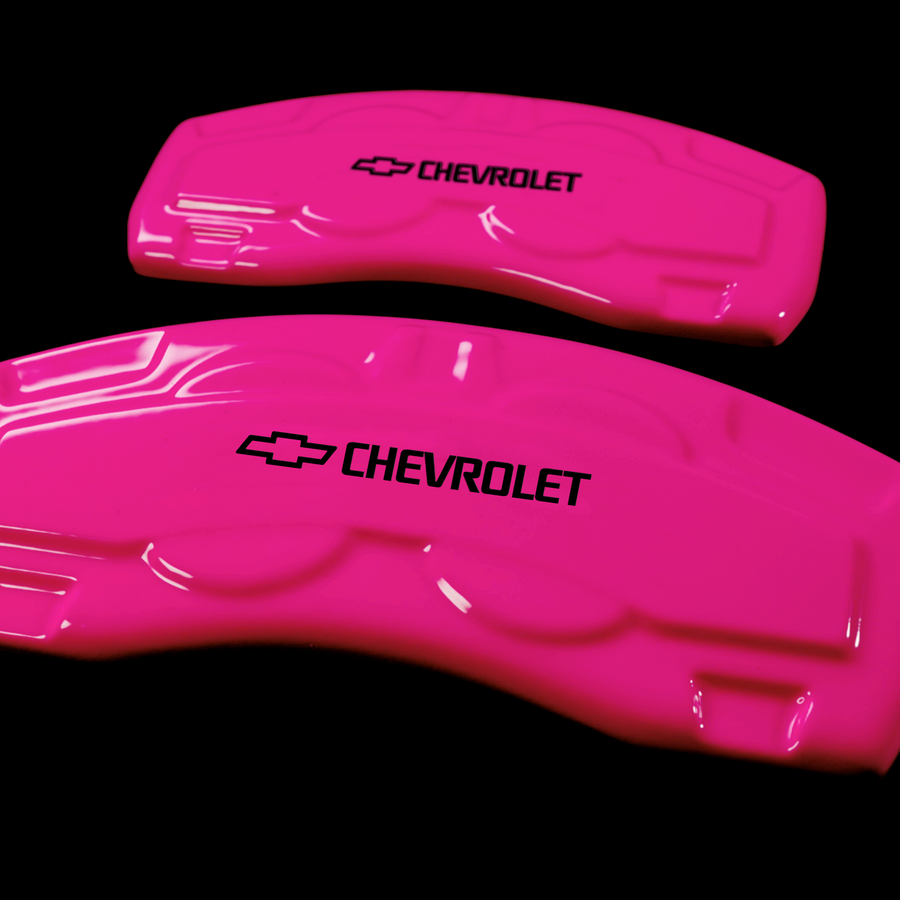 Custom Brake Caliper Covers for Chevrolet in Fuchsia Color – Set of 4 + Warranty