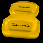 Custom Brake Caliper Covers for Maserati in Yellow Color – Set of 4 + Warranty