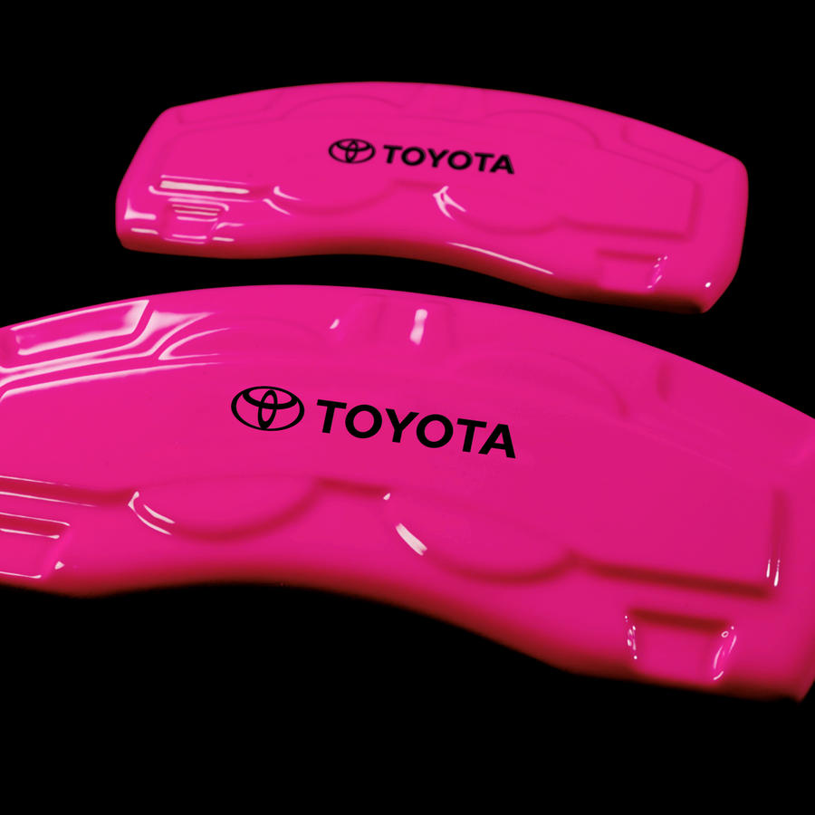 Custom Brake Caliper Covers for Toyota in Fuchsia Color – Set of 4 + Warranty