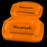 Custom Brake Caliper Covers for Maserati in Orange Color – Set of 4 + Warranty