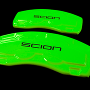 Custom Brake Caliper Covers for Scion in Green Color – Set of 4 + Warranty