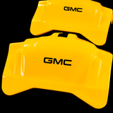 Custom Brake Caliper Covers for GMC in Yellow Color – Set of 4 + Warranty