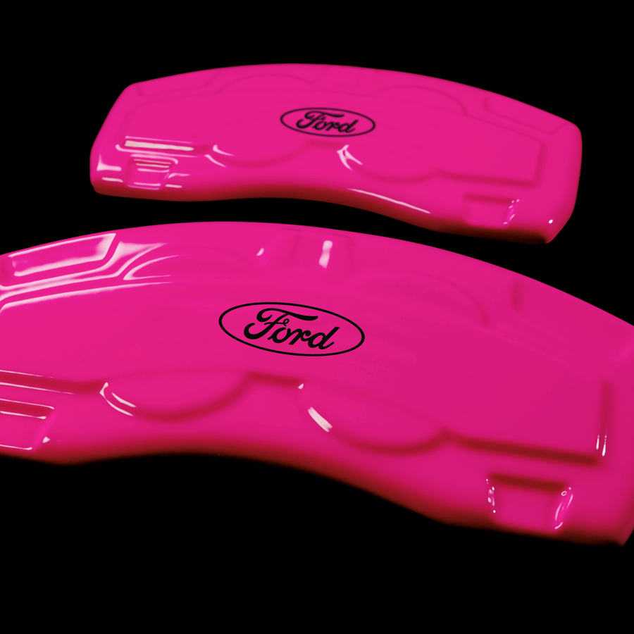 Custom Brake Caliper Covers for Ford in Fuchsia Color – Set of 4 + Warranty