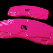 Custom Brake Caliper Covers for Fiat in Fuchsia Color – Set of 4 + Warranty