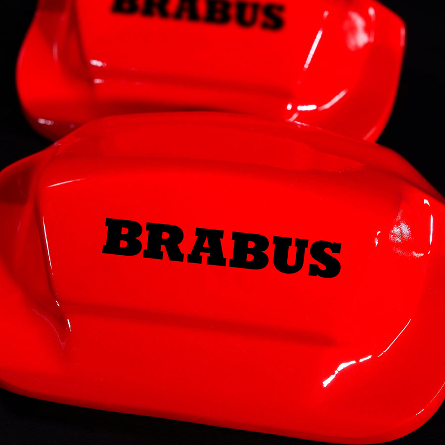 Brake Caliper Covers for Mercedes-Benz G550 2018-2024 – Brabus in Red Color – Set of 4 + Warranty