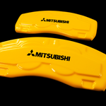 Custom Brake Caliper Covers for Mitsubishi in Yellow Color – Set of 4 + Warranty