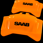 Custom Brake Caliper Covers for Saab in Orange Color – Set of 4 + Warranty