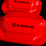 Custom Brake Caliper Covers for Lexus in Red Color – Set of 4 + Warranty