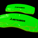 Custom Brake Caliper Covers for Mitsubishi in Green Color – Set of 4 + Warranty