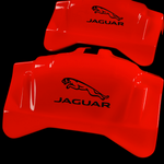 Custom Brake Caliper Covers for Jaguar in Red Color – Set of 4 + Warranty