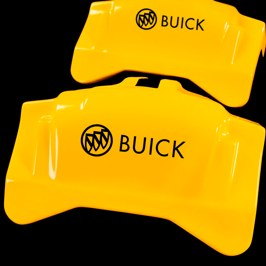 Custom Brake Caliper Covers for Buick in Yellow Color – Set of 4 + Warranty