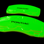 Custom Brake Caliper Covers for Pontiac in Green Color – Set of 4 + Warranty