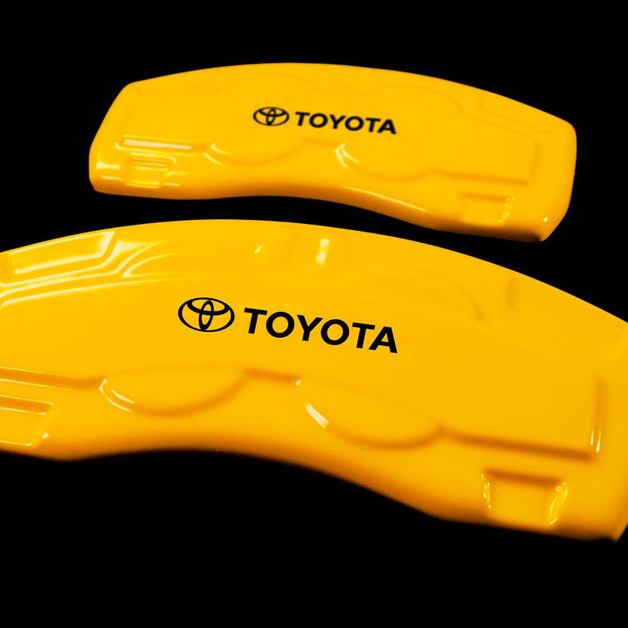 Custom Brake Caliper Covers for Toyota in Yellow Color – Set of 4 + Warranty