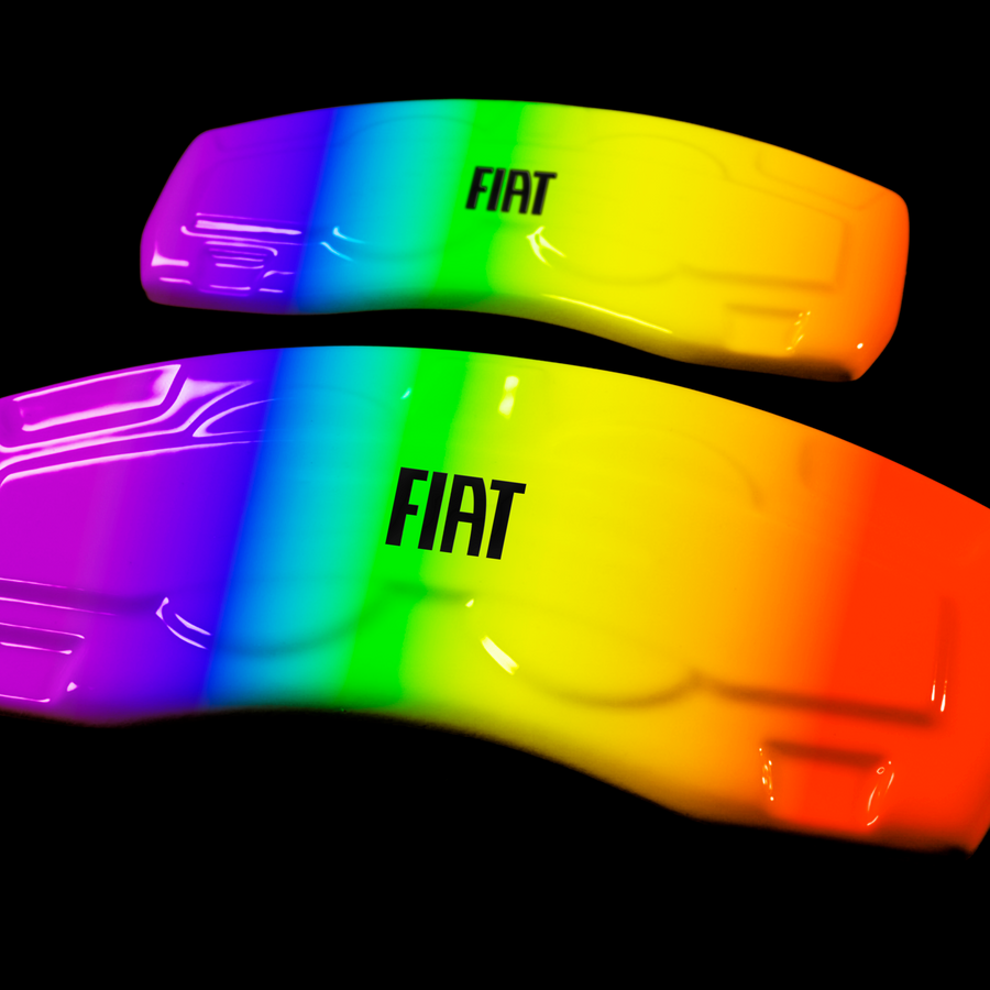 Custom Brake Caliper Covers for Fiat in Custom Color – Set of 4 + Warranty