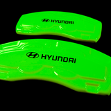 Custom Brake Caliper Covers for Hyundai in Green Color – Set of 4 + Warranty