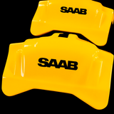 Custom Brake Caliper Covers for Saab in Yellow Color – Set of 4 + Warranty
