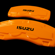 Custom Brake Caliper Covers for Isuzu in Orange Color – Set of 4 + Warranty