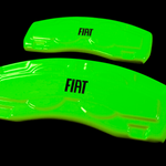 Custom Brake Caliper Covers for Fiat in Green Color – Set of 4 + Warranty