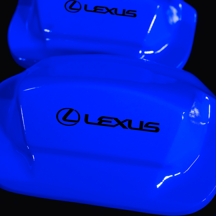 Custom Brake Caliper Covers for Lexus in Blue Color – Set of 4 + Warranty