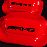 Brake Caliper Covers for Mercedes-Benz G550 2018-2024 – AMG Style in Red Color – Set of 4 + Warranty