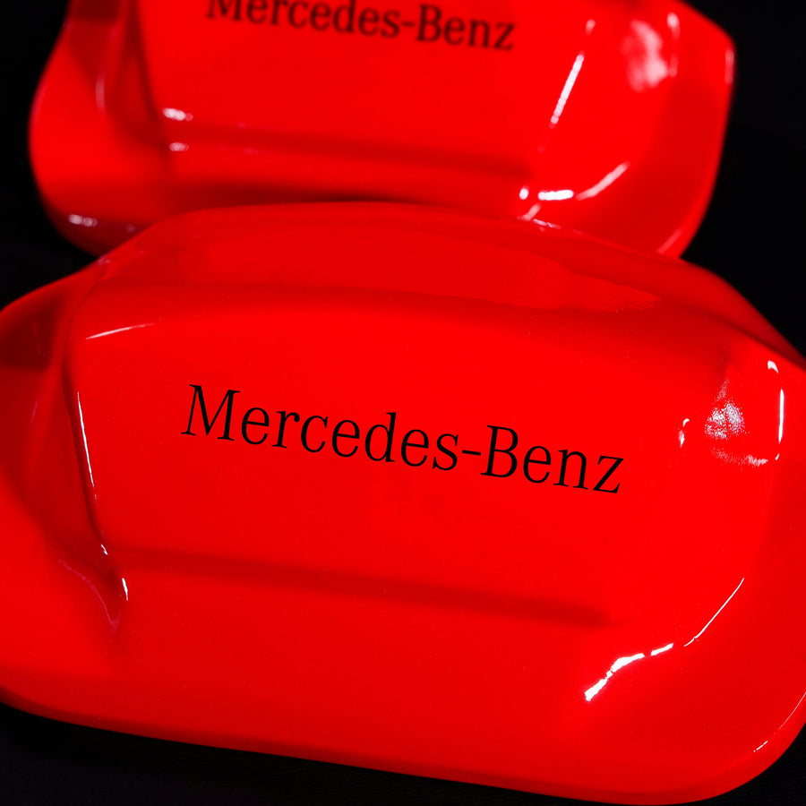 Brake Caliper Covers for Mercedes-Benz G550 2018-2024 in Red Color – Set of 4 + Warranty