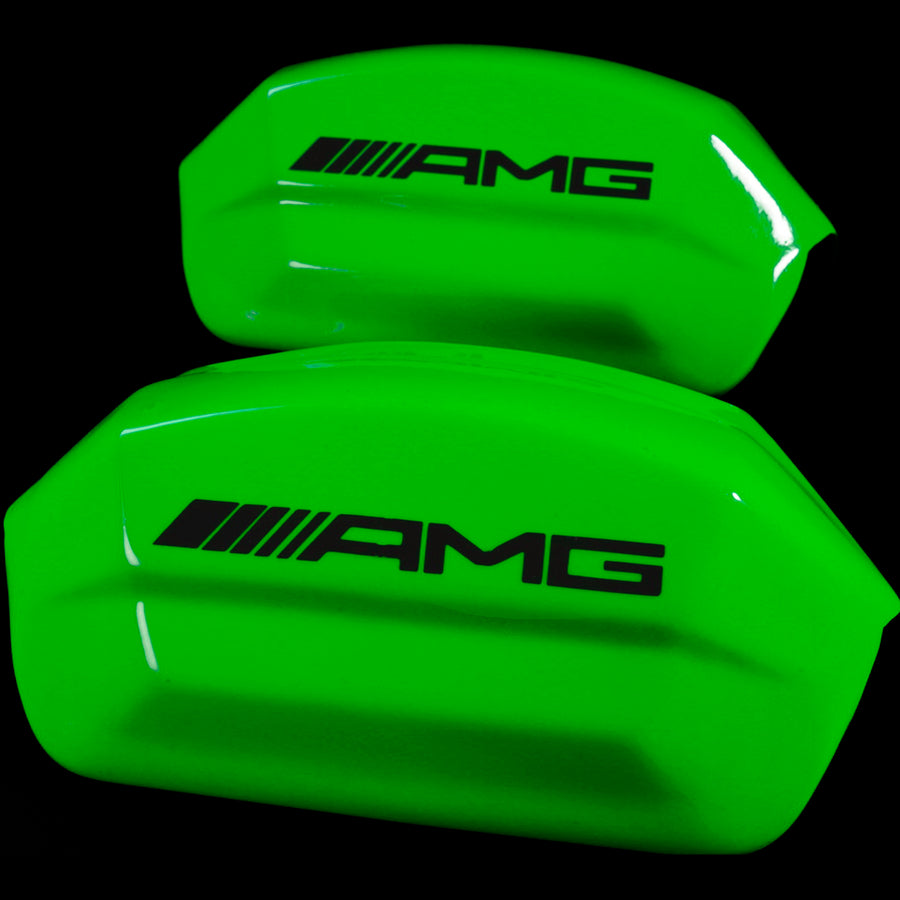 Brake Caliper Covers for Mercedes-Benz C43 2015-2018 – AMG Style in Green Color – Set of 4 + Warranty