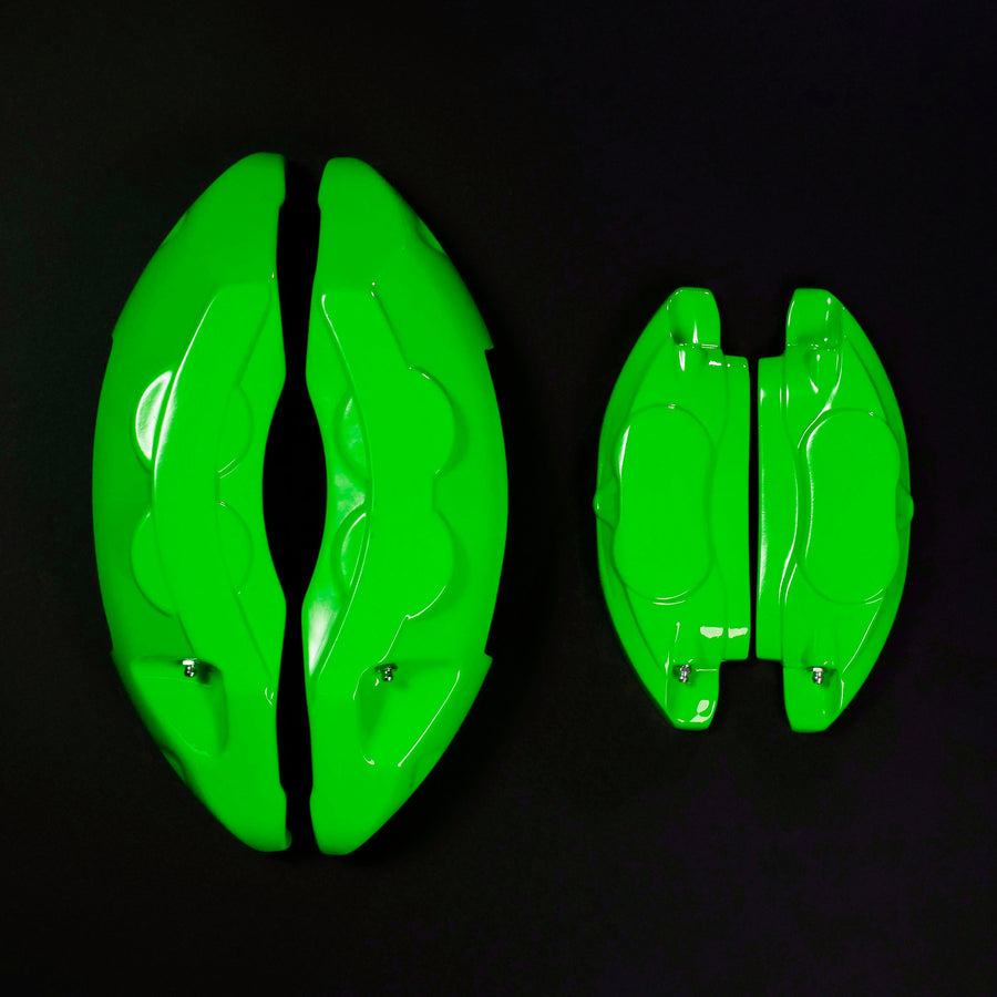 Custom Brake Caliper Covers for BMW – M Style in Green Color – Set of 4 + Warranty