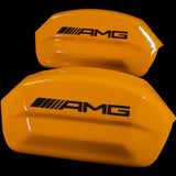 Brake Caliper Covers for Mercedes-Benz C43 2015-2018 – AMG Style in Orange Color – Set of 4 + Warranty