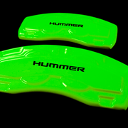Custom Brake Caliper Covers for Hummer in Green Color – Set of 4 + Warranty