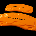 Custom Brake Caliper Covers for Chrysler in Orange Color – Set of 4 + Warranty