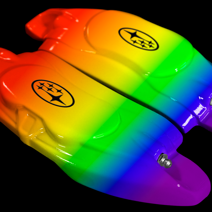 Custom Brake Caliper Covers for Subaru in Custom Color – Set of 4 + Warranty
