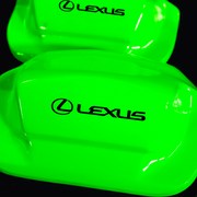 Custom Brake Caliper Covers for Lexus in Green Color – Set of 4 + Warranty