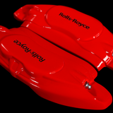 Custom Brake Caliper Covers for Rolls-Royce in Red Color – Set of 4 + Warranty