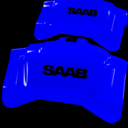 Custom Brake Caliper Covers for Saab in Blue Color – Set of 4 + Warranty