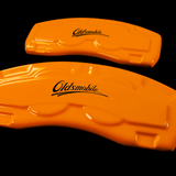 Custom Brake Caliper Covers for Oldsmobile in Orange Color – Set of 4 + Warranty