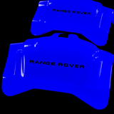Custom Brake Caliper Covers for Land Rover in Blue Color – Set of 4 + Warranty