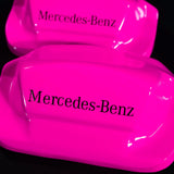 Custom Brake Caliper Covers for Mercedes-Benz SLK280 2005-2008 in Fuchsia Color – Set of 4 + Warranty