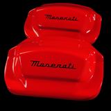 Custom Brake Caliper Covers for Maserati in Red Color – Set of 4 + Warranty