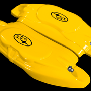 Custom Brake Caliper Covers for Subaru in Yellow Color – Set of 4 + Warranty