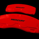 Custom Brake Caliper Covers for Mercury in Red Color – Set of 4 + Warranty