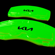 Custom Brake Caliper Covers for Kia in Green Color – Set of 4 + Warranty