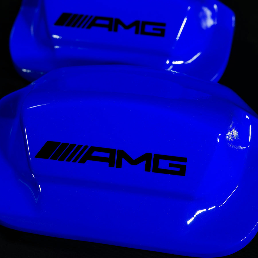 Brake Caliper Covers for Mercedes-Benz G550 2018-2024 – AMG Style in Blue Color – Set of 4 + Warranty