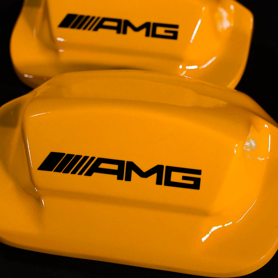 Brake Caliper Covers for Mercedes-Benz G550 2018-2024 – AMG Style in Orange Color – Set of 4 + Warranty