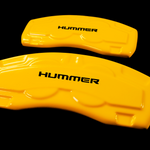 Custom Brake Caliper Covers for Hummer in Yellow Color – Set of 4 + Warranty