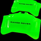 Custom Brake Caliper Covers for Land Rover in Green Color – Set of 4 + Warranty