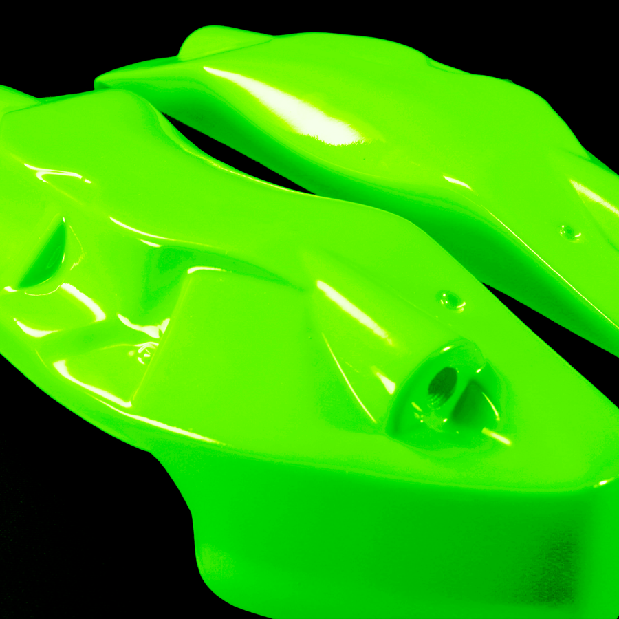 Custom Brake Caliper Covers for Cadillac in Green Color – Set of 4 + Warranty