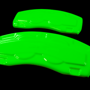 Custom Brake Caliper Covers for Hummer in Green Color – Set of 4 + Warranty