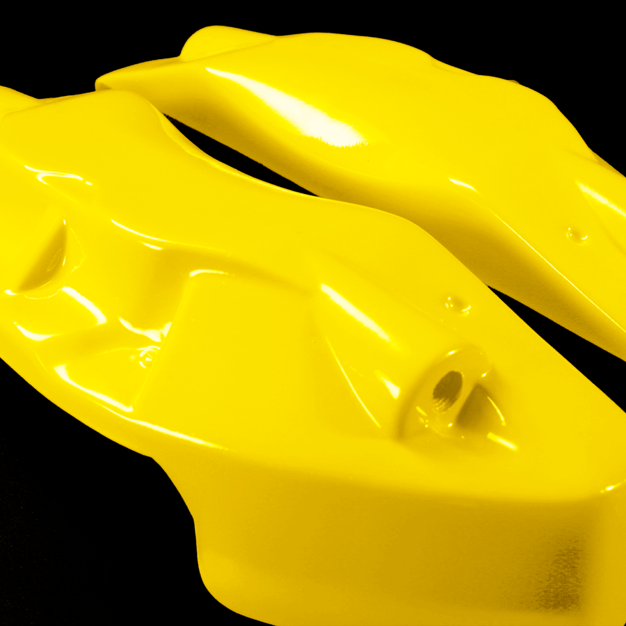 Custom Brake Caliper Covers for Cadillac in Yellow Color – Set of 4 + Warranty